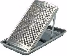 Grattugia con contenitore in acciaio inox Gnali, colore argento, L: 21 cm, P: 11 cm