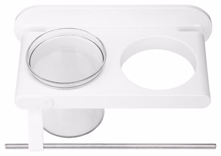 Portaoggetti multifunzione da parete per bagno: organizer per pettine, asciugamano, asciugacapelli e altri accessori