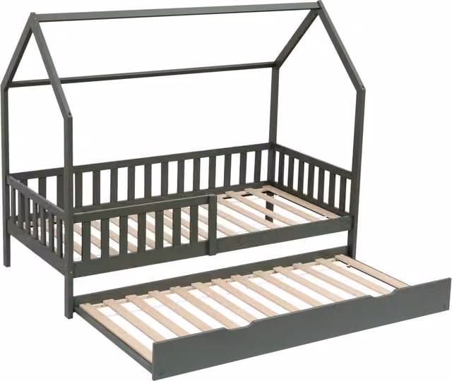 Letto a scomparsa per bambini 190x90cm verde MARCEAU