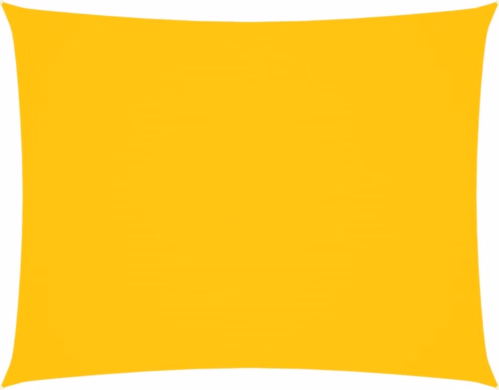 Parasole a Vela Oxford Rettangolare 6x8 m Giallo