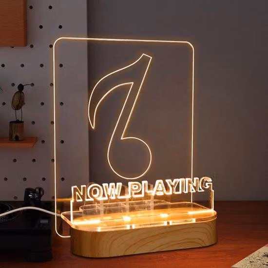 Azomor: espositore in legno e pannelli in acrilico con illuminazione a LED per collezioni di vinili