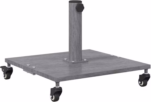 Base per ombrellone Aspetto in acciaio grigio scuro DESIGN IN