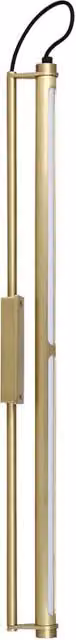 Italux Levington applique LED 15W ottone/oro 81cm IP20
