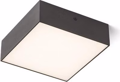 LARISA SQ 17 soffitto nero 230V LED 15W 3000K