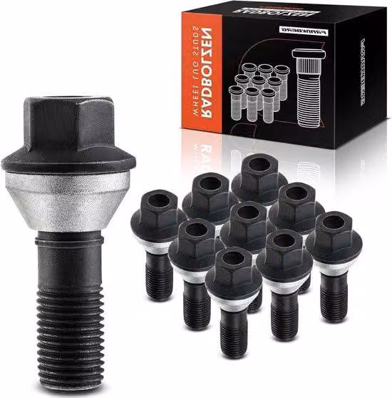 Kit di manutenzione per autoveicoli - Ricambi Acciaio al carbonio - 10 pezzi - Antracite