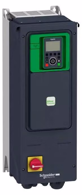 Convertitore di frequenza Schneider Electric, ATV950, 11 kW, 400/480 V, con modulo di frenatura/interruttore, IP55 ATV950D11N4E