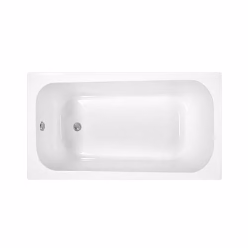 Rea - Vasca da bagno in acrilico Gloria 120 - Bianco - 56 x 70 x 120 cm