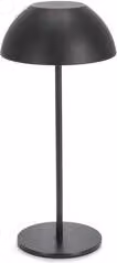 Lampada da tavolo Bizzotto nera con luce bianco caldo e protezione IP44, H 28 cm, L 13 cm