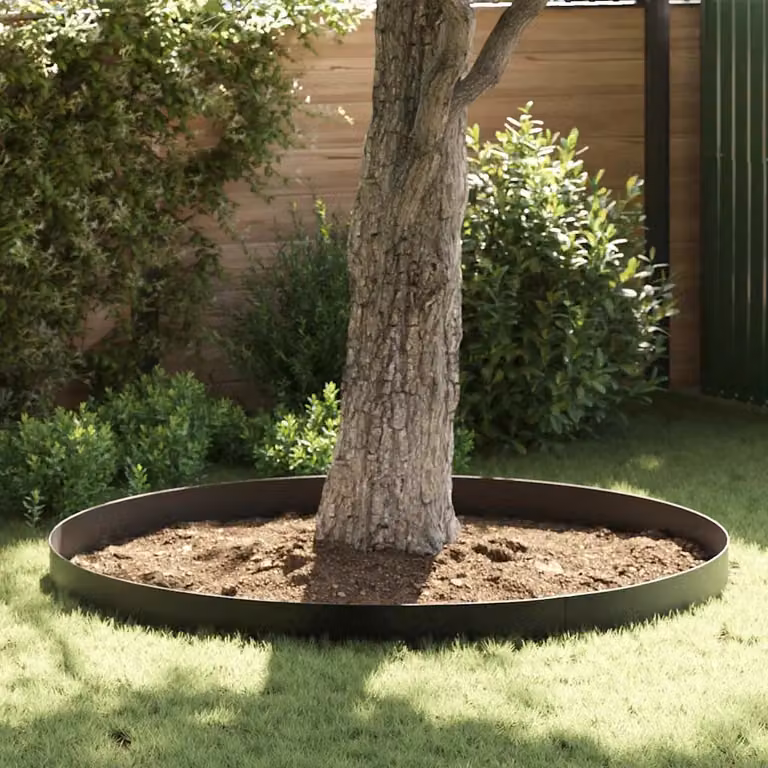 Barriera per radici vidaXL in plastica nera per giardino ornamentale 0,7 x 15 m