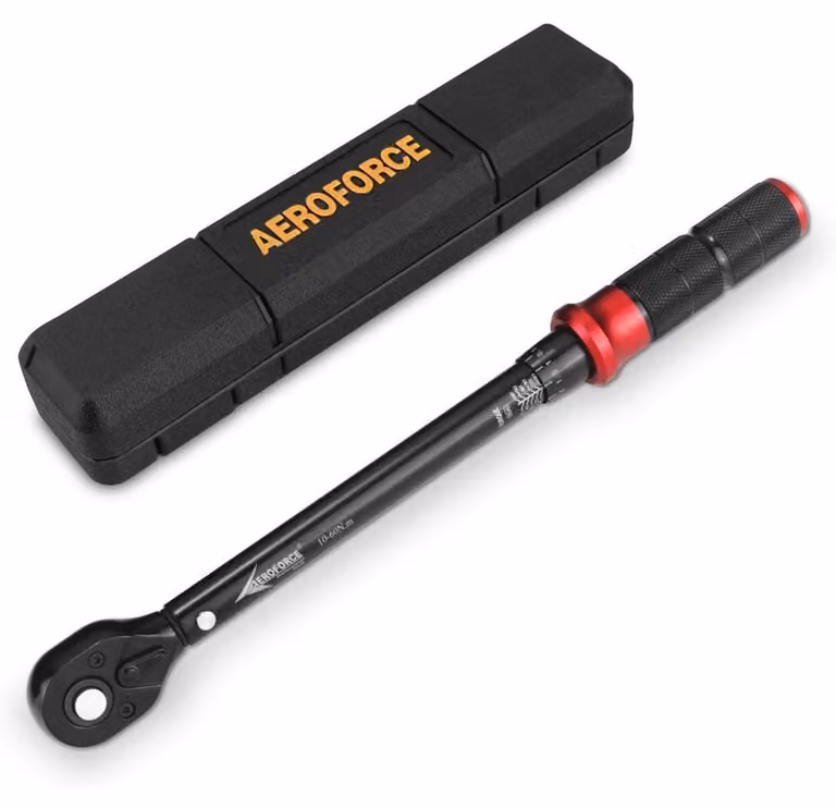 Chiave dinamometrica da 3/8 di pollice, 10-60 Nm, con cricchetto a 72 denti, calibrata con precisione