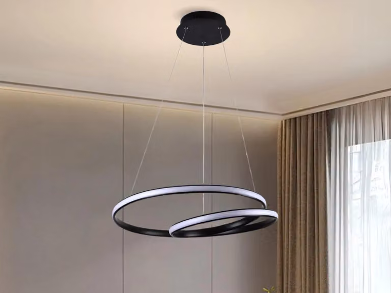 Lampada a sospensione LED con telecomando, 65W - Modello J4302/B