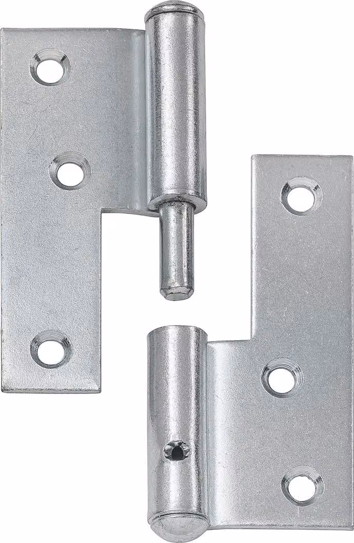 Cerniera per porta VORMANN STA destra 80 x 72 mm DIN R blu zincata perno fisso - 000861081Z