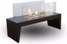 Biocamino 2kW RUBY Sassolungo Black