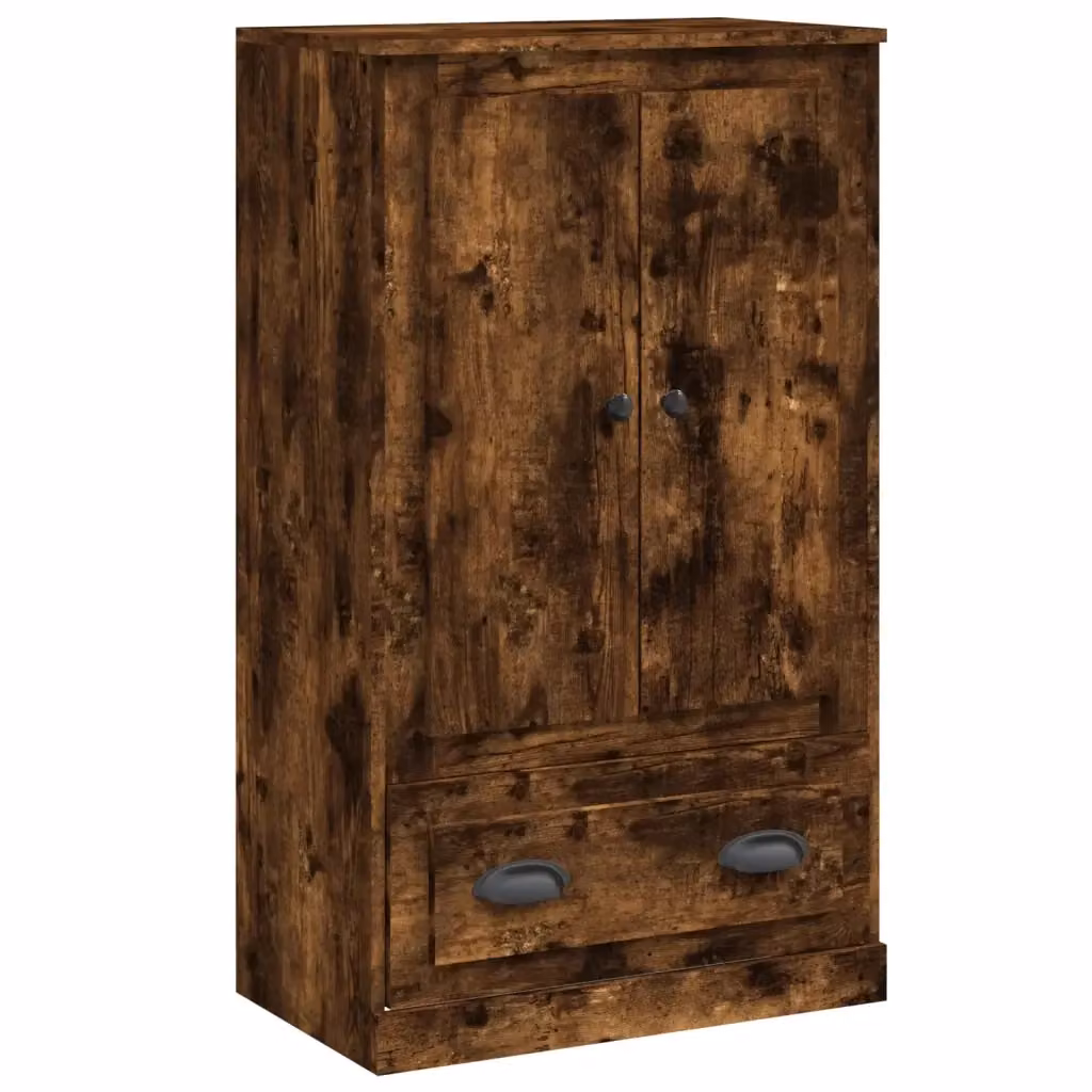 Credenza Buffet Armadio da Cucina Design Mania in Legno Rovere Fumo Marrone L: 60 cm, P: 35,5 cm, H: 103,5 cm – 2