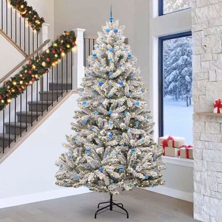 Maison Exclusive - Albero di Natale artificiale, altezza 300 cm, 300 luci, luce bianca calda