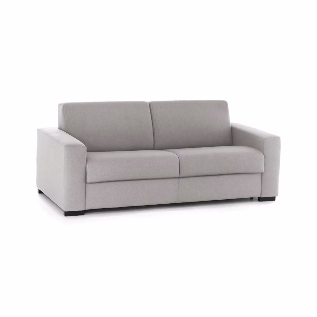 Divano Letto 2 Posti Alcatraz Talamo Italia Grigio con Rivestimento Sfoderabile e Contenitore – 2