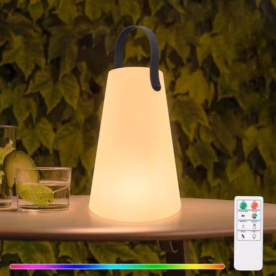 Lampada da ufficio a LED con 8 colori, dimmerabile, alimentazione USB, impermeabile, senza fili