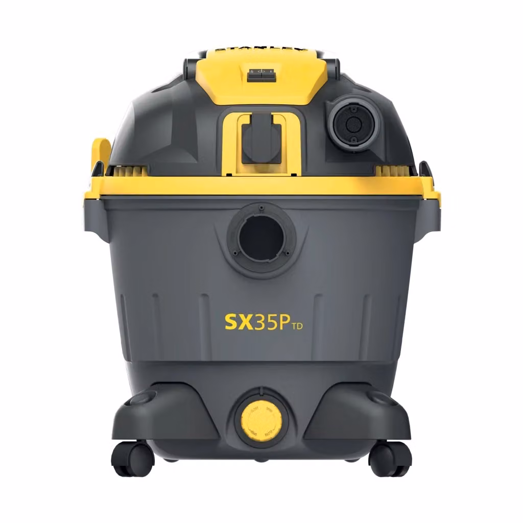 Aspiratore Stanley Solidi e Liquidi SXVC35PTDE con Presa Elettroutensili, Giallo – 2