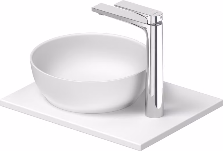 Set de lavabos Duravit Sivida rond avec console 410x330x123mm, 2680223200, 2680223200