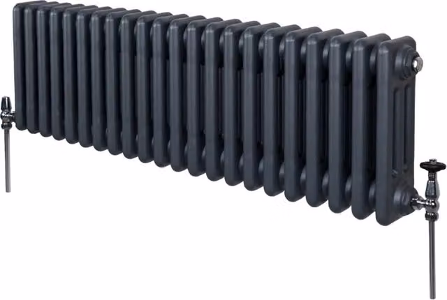 Termosifone Radiatore a 3 colonne per riscaldamento centralizzato Grigio Antracite 300 x 1012mm