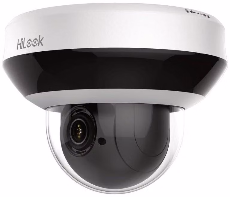 HiLook, alimentato da HIKVISION / PTZ-N2404I-DE3(G) / 4 megapixel / obiettivo 4x / H.265+ / IP66+IK10 / illuminazione IR 20 metri