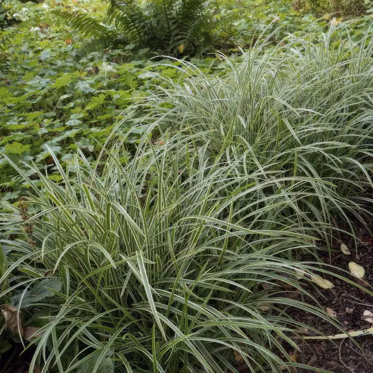 Carice dai bordi bianchi Carex morrowii 'Ice Dance' 10-25cm, Ø9cm, 6 piante