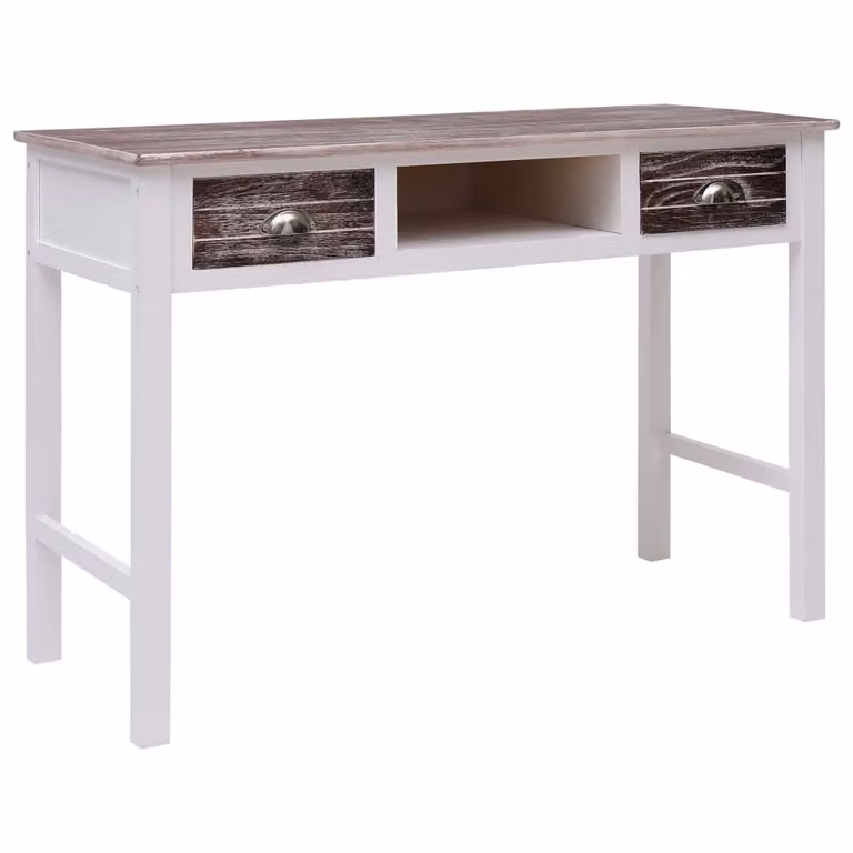 vidaXL Scrivania marrone 110 × 45 × 76 cm Legno - Scrivania - Scrivania - Tavolo da lavoro - Tavoli da lavoro