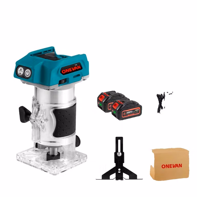 pantografo per legno brushless da 1600 W, 5 velocità, batteria ad alte prestazioni, spina UE a 2 batterie