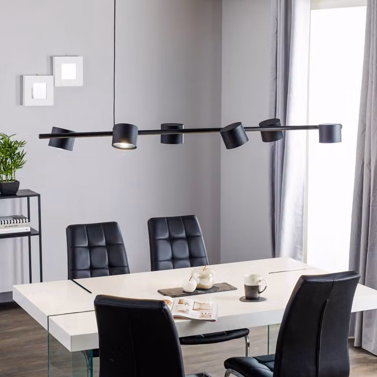 Lampada a sospensione Bot ALDEX, dimmerabile, Nero, Soggiorno / Sala da pranzo, Metallo, Moderno, Lampada a sospensione