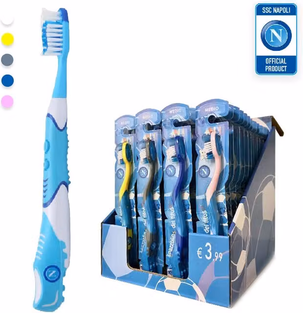 Set di 24 spazzolini da denti per adulti Nemesi Napoli KST-K3NA24 multicolore