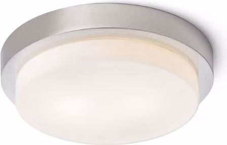 GORRA soffitto nichel opaco 230V LED E14 2x6W IP44