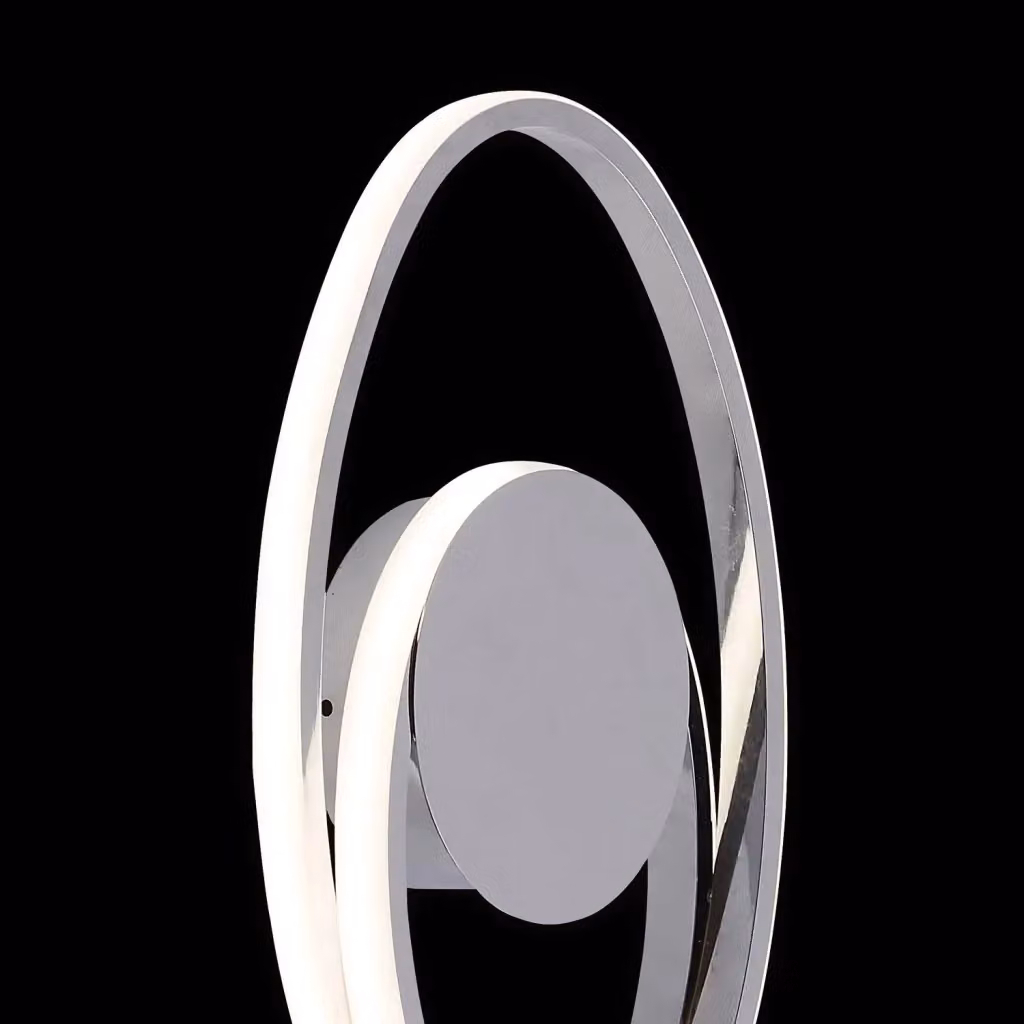 Applique LED LÚZETE ALETHIA 24W 4000K Cromata per Parete – 2