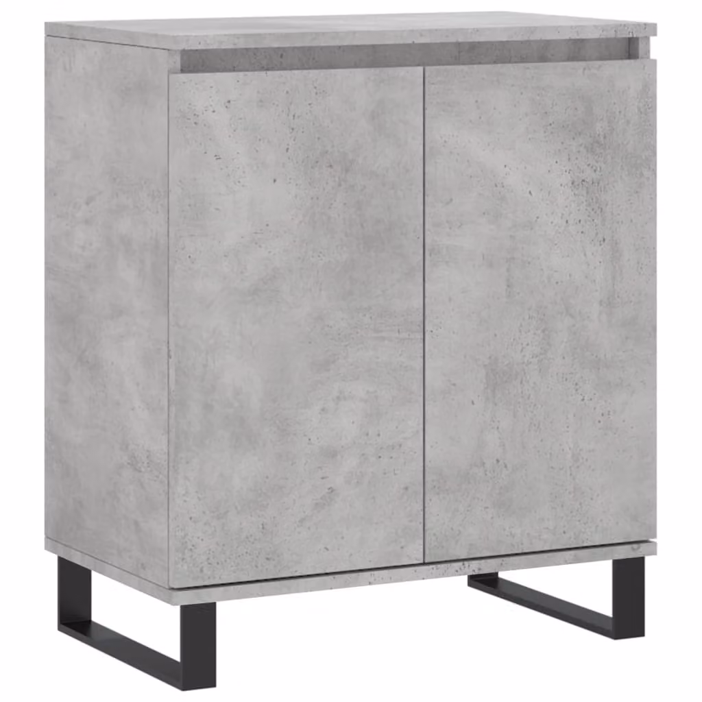 Credenza Grigio Cemento 60x35x70 cm in Legno Multistrato