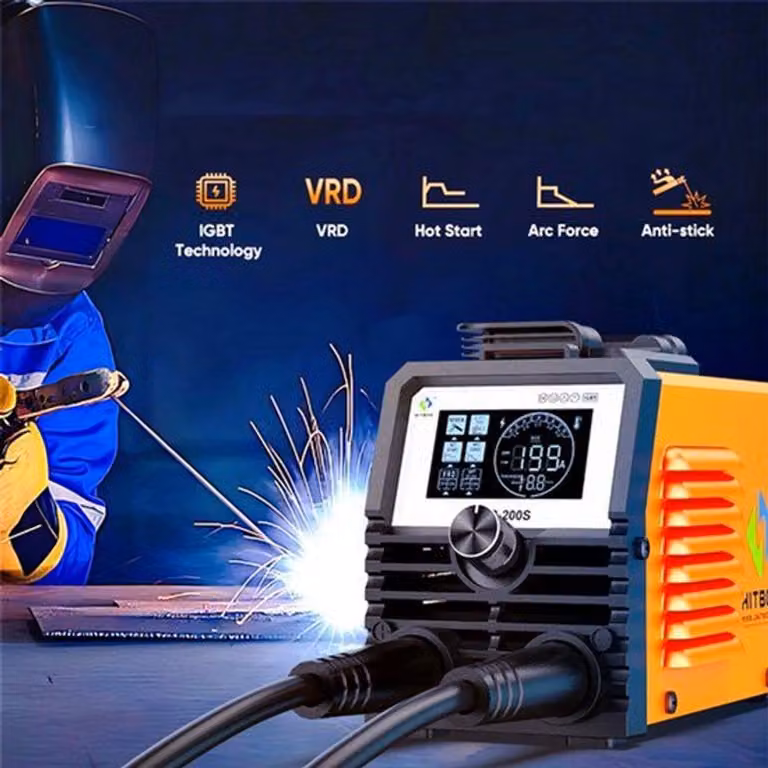 La macchina saldatrice - Portatile - 200A - MMA e TIG - Display LED - Ideale per lavori domestici