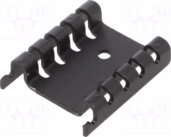 1 radiatore: pressato, colore nero, lunghezza: 7,2 mm, 20K/W, modello FI303/SE, larghezza: 27 mm, altezza: 29 mm