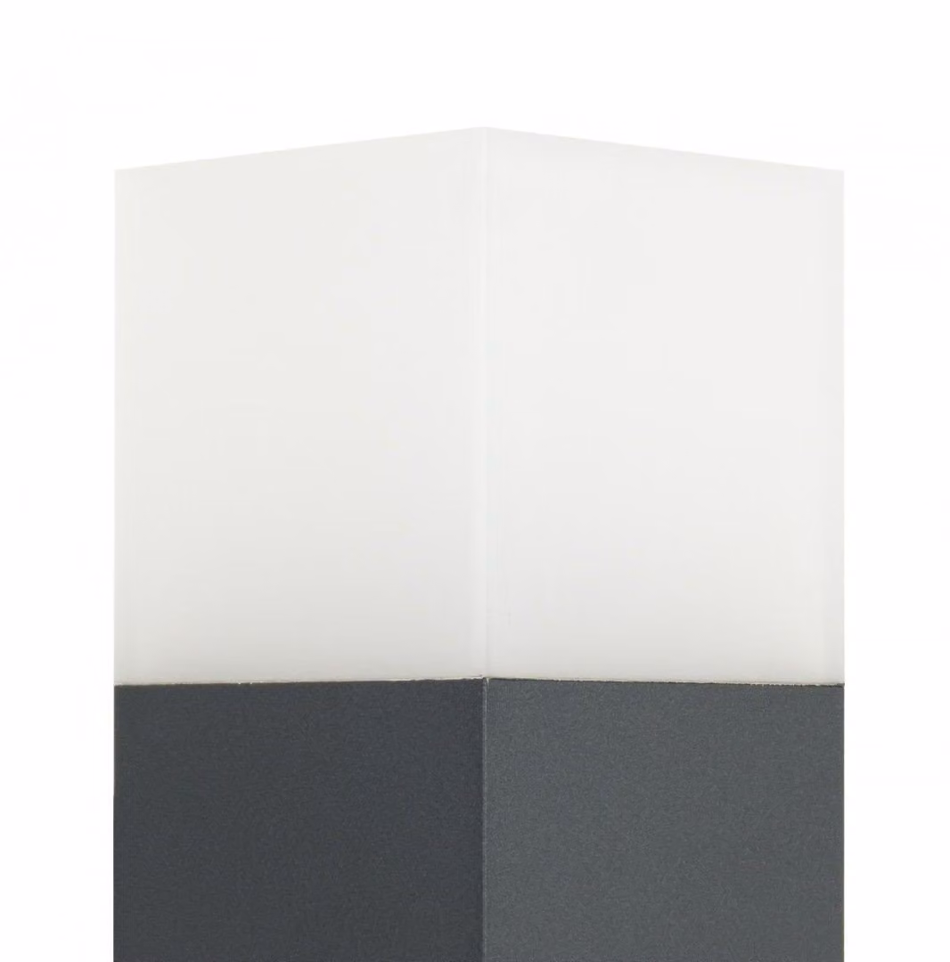 Palo luce 83 cm 1xE27 grigio scuro IP44 SU-MA Cube CB-830 DG
