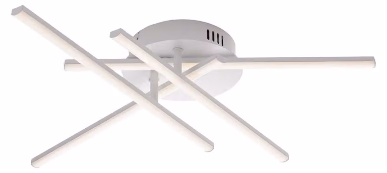 Mikado Plafoniera in metallo e alluminio laccato bianco con led integrato .10 Ø65 BL276-PBC