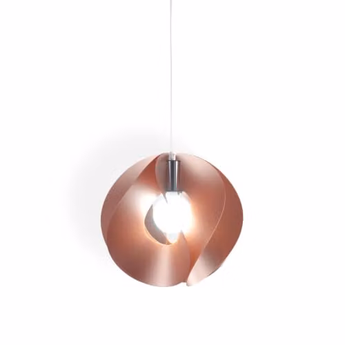 LINEA ZERO Lampadario a sospensione ATOM Rame diametro 54x h50 cm