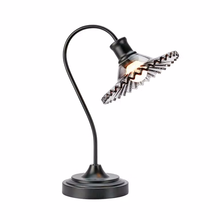 Markslöjd Lampada da tavolo Nova, Nero, Soggiorno / Sala da pranzo, Vetro, Lampada da tavolo