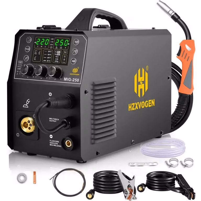 Saldatrice MIG, multifunzione, design leggero, modello MIG250, 220V