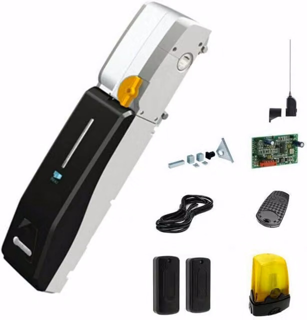 Sistema completo per porta basculante CAME U5200 EMEGA40 24 V DC Nero per 9 mq