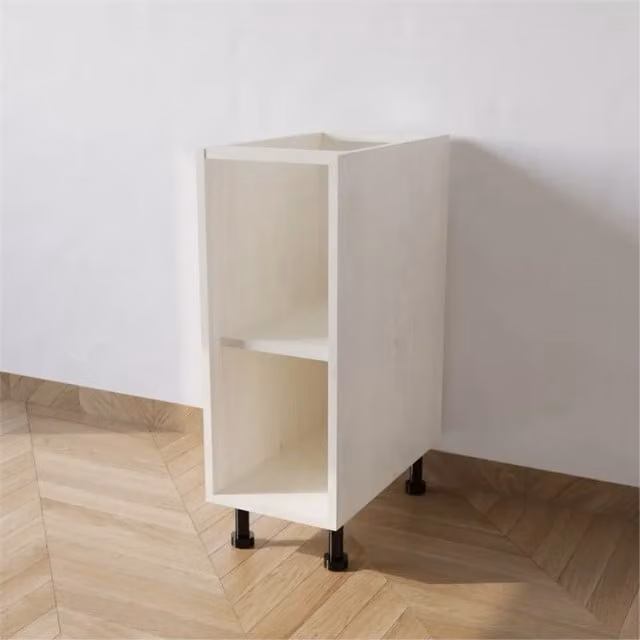 Base cucina Calandrelli in larice bianco senza ante L 40 x P 55,5 x H 72 cm