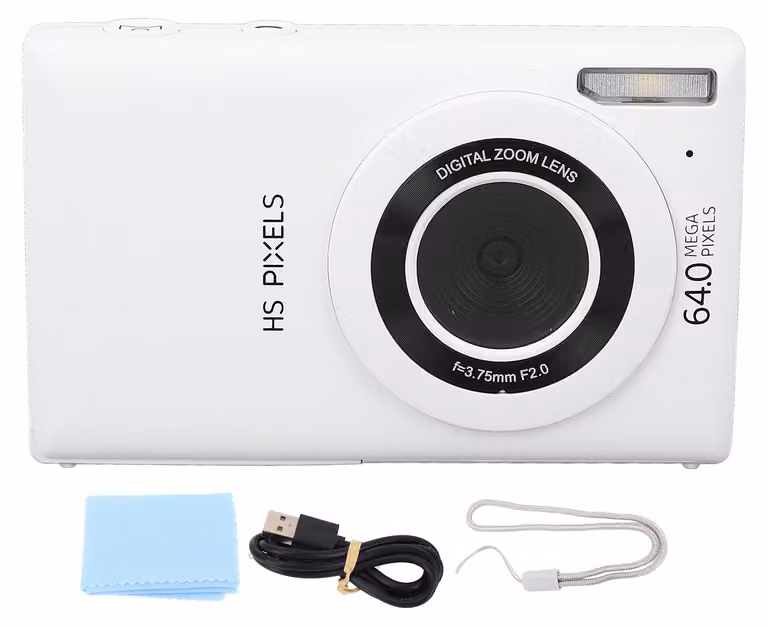 Fotocamera digitale musicale 4K da 64 MP, autofocus, scatto istantaneo con zoom ottico 18x, schermo IPS da 2,4 pollici, filtri multipli, modalità Beauty per la fotografia