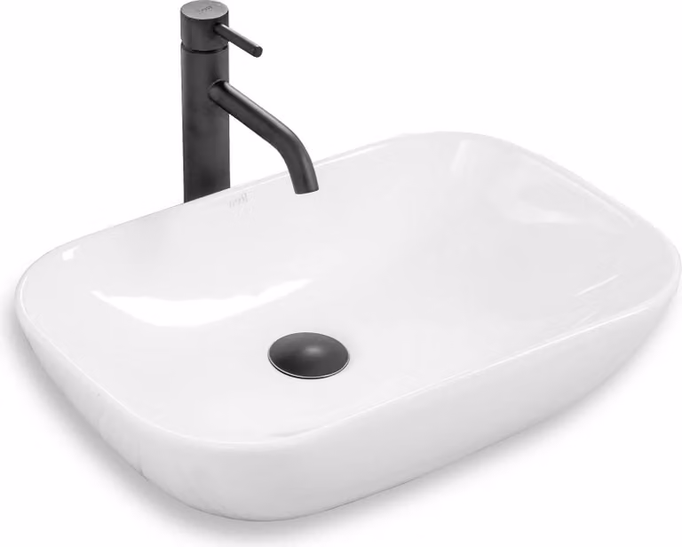 Lavabo da Appoggio Rea Claudia 9447 White