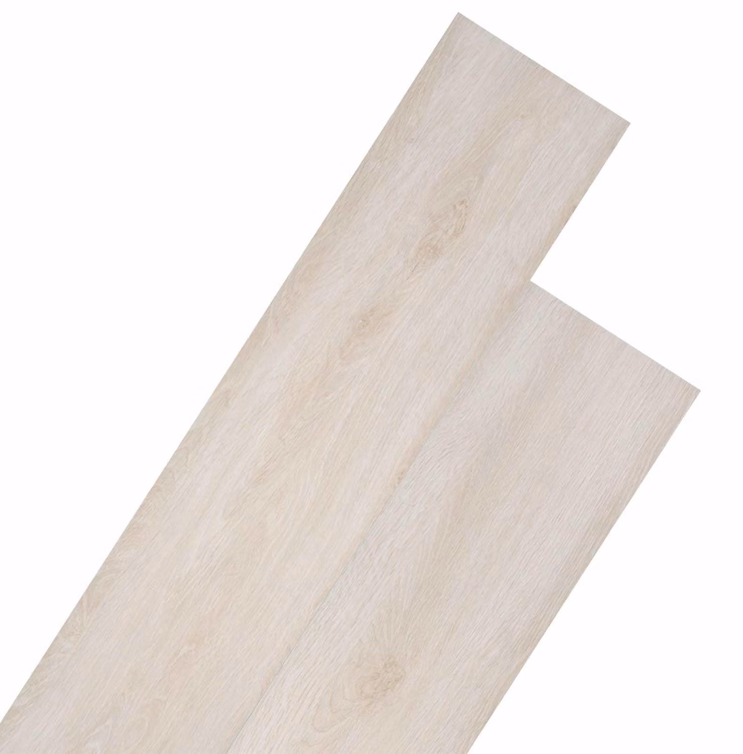 Tavole per Pavimenti 18 pcs Bianco 5,26 m² PVC