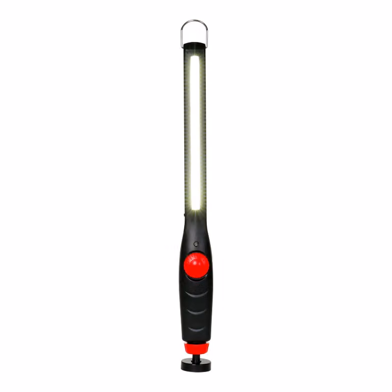 Lampada da officina LED ricaricabile STIER, 600 lumen, luce diurna bianca, regolabile con magnete, torcia per autoveicoli, lampada, lampada da officina, lampada di ispezione, batteria ricaricabile da 2200 mAh