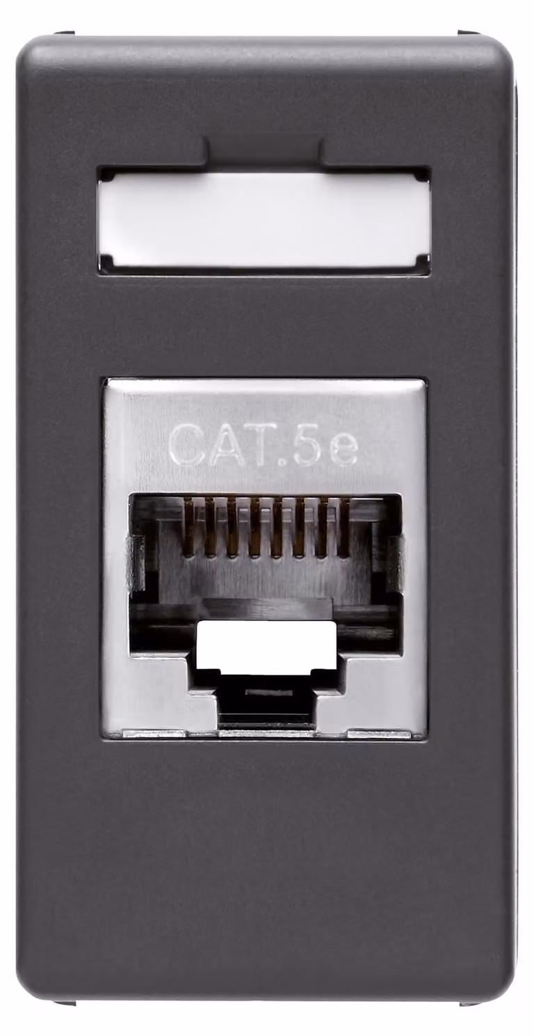 presa telefonica rj45 cat 5e 'sistem' ftp - bianco