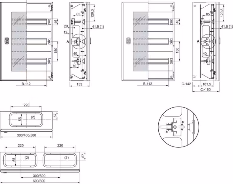 Copertura per distributori automatici Schneider Electric NSYDLM168