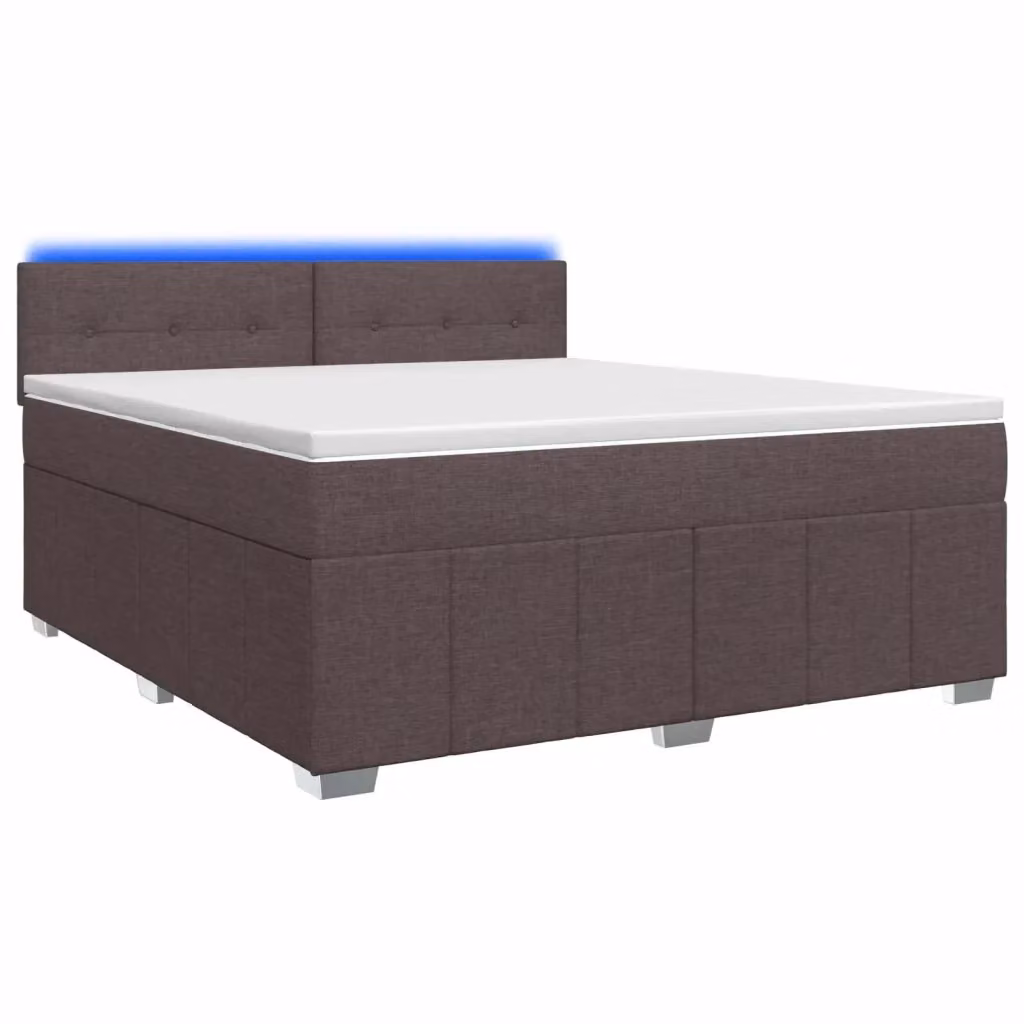 Letto box spring ibrido vidaXL con materasso a molle insacchettate e porta USB, L/P: 140 x 200 cm, Multicolore – 2