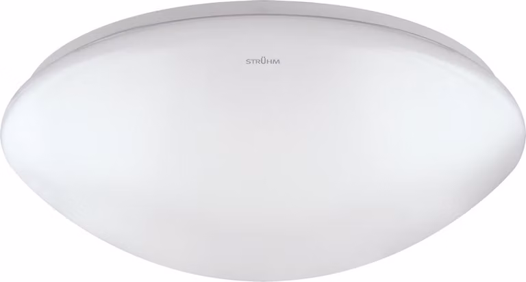 Plafond bagno moderno bianco convesso rotondo Ø38cm colore neutro LED 24W LEON Struhm